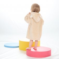 18C939: Infants Novelty Teddy Oversized Plush Hoodie  (One Size - 18 Months- 3 Years)